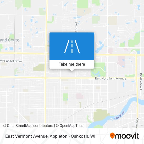 Mapa de East Vermont Avenue