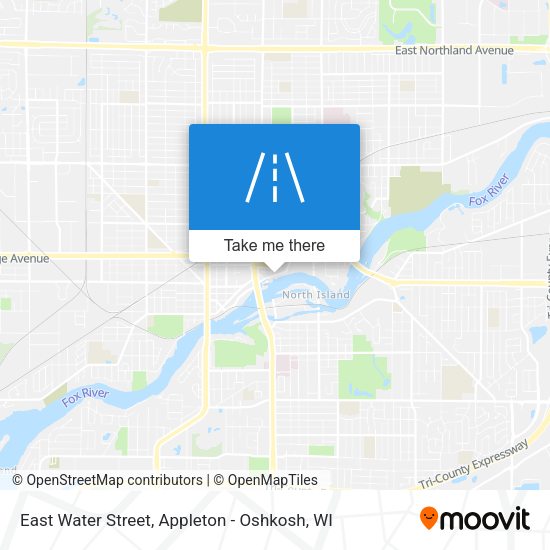 East Water Street map
