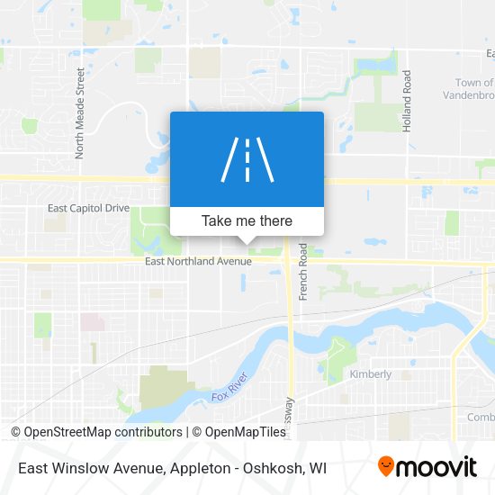 East Winslow Avenue map