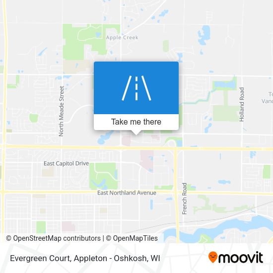 Mapa de Evergreen Court