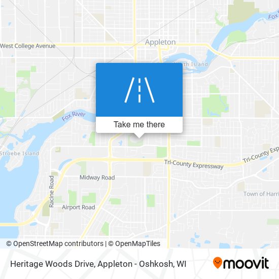 Heritage Woods Drive map