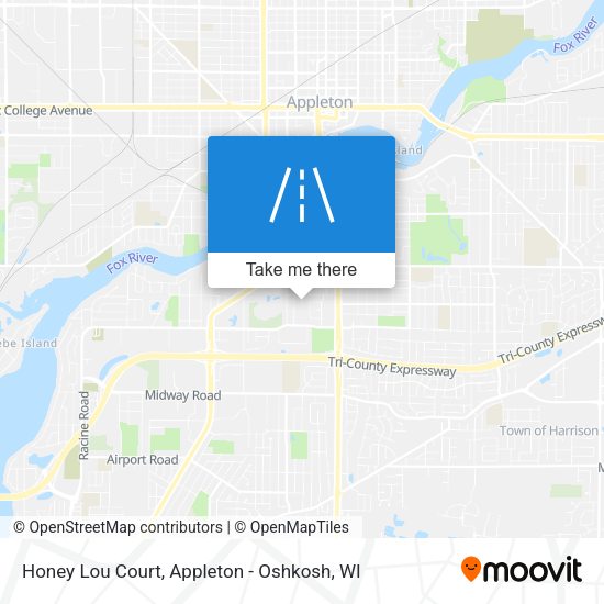 Honey Lou Court map