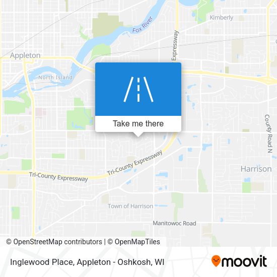 Mapa de Inglewood Place