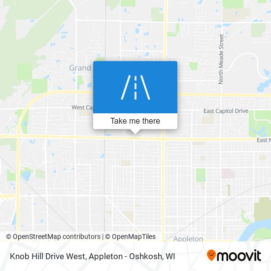 Knob Hill Drive West map