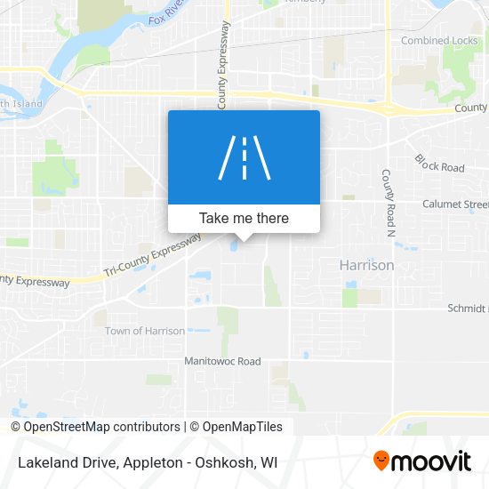 Lakeland Drive map