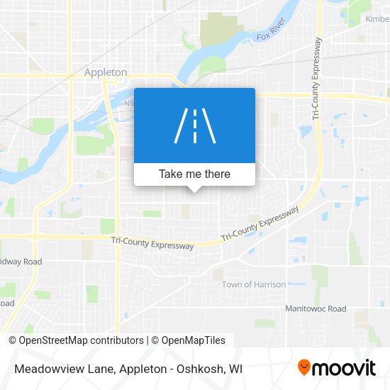 Mapa de Meadowview Lane