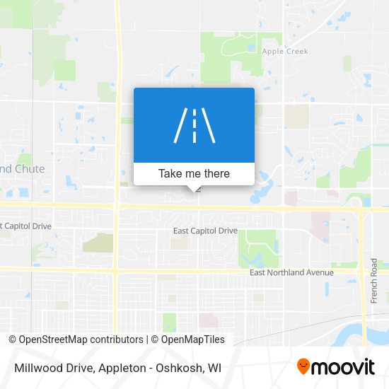 Millwood Drive map