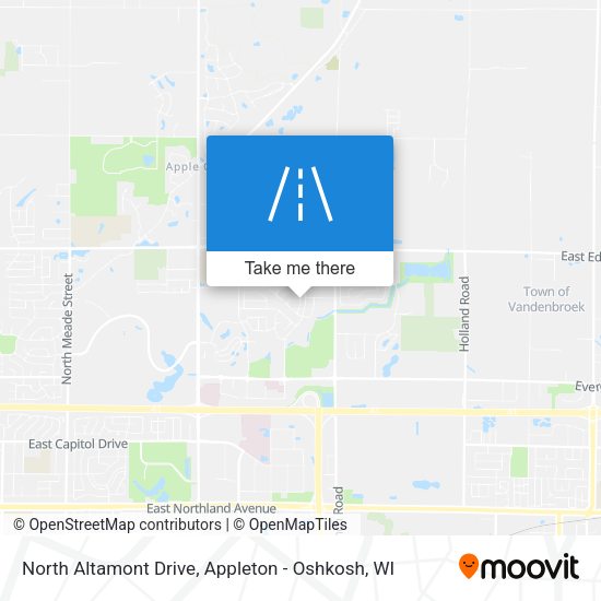 North Altamont Drive map