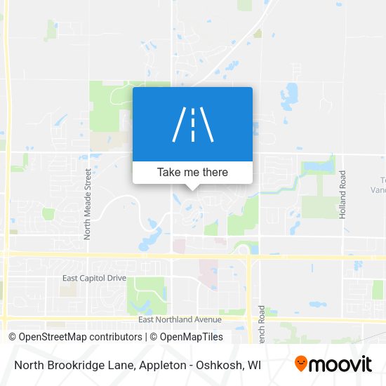 North Brookridge Lane map