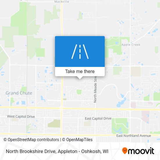 Mapa de North Brookshire Drive