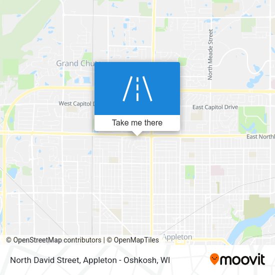 North David Street map