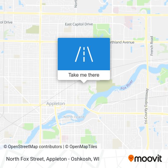Mapa de North Fox Street