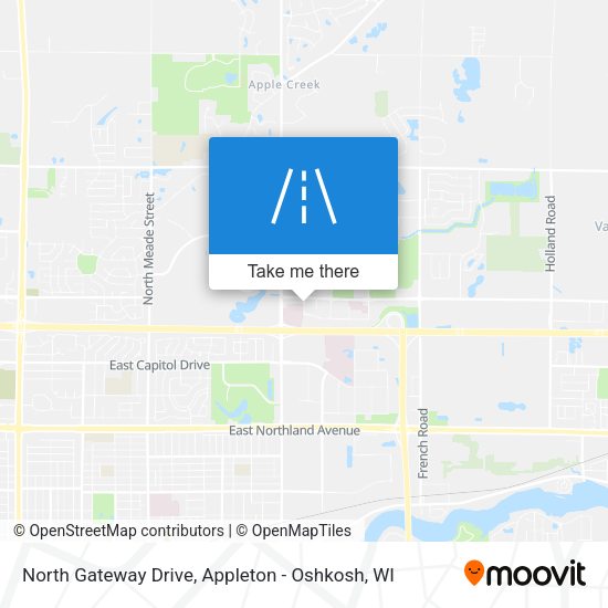 North Gateway Drive map
