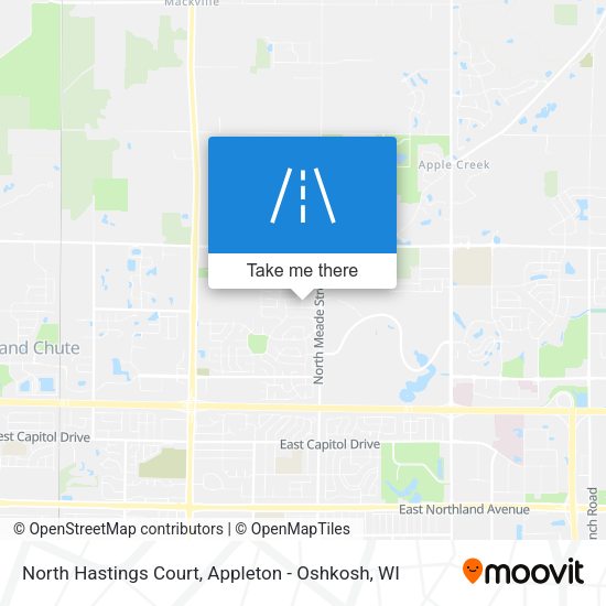 Mapa de North Hastings Court