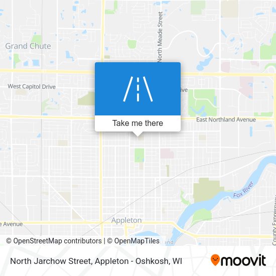 North Jarchow Street map