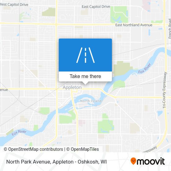 North Park Avenue map