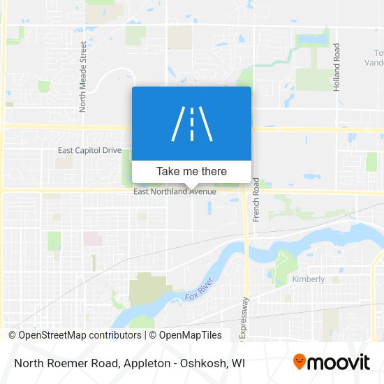 North Roemer Road map