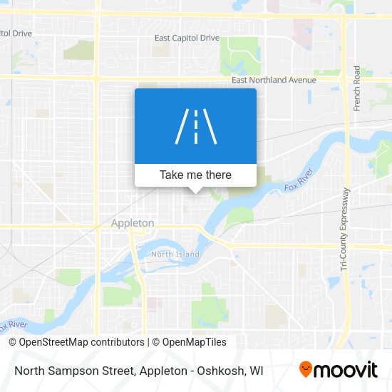 North Sampson Street map