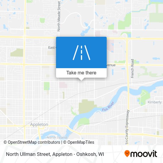 North Ullman Street map