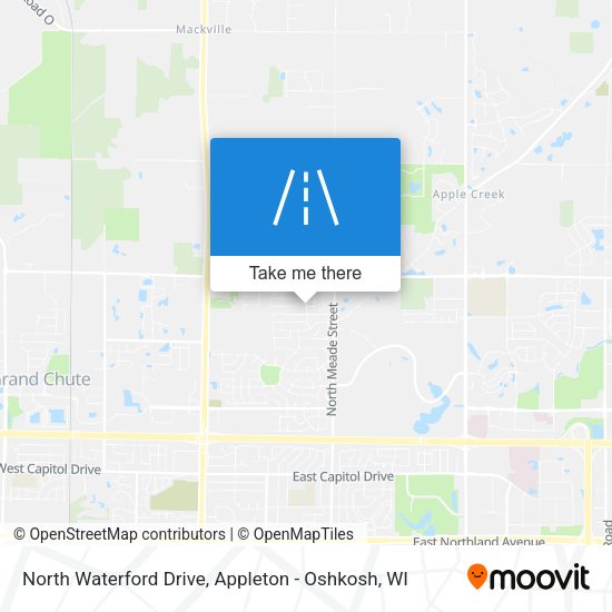 Mapa de North Waterford Drive