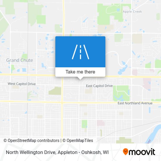 North Wellington Drive map