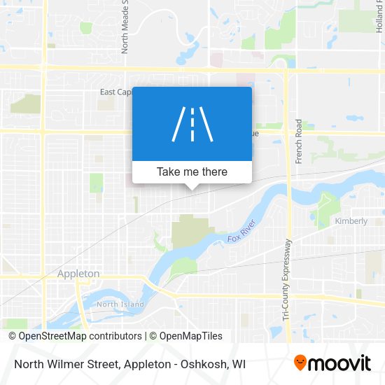 North Wilmer Street map