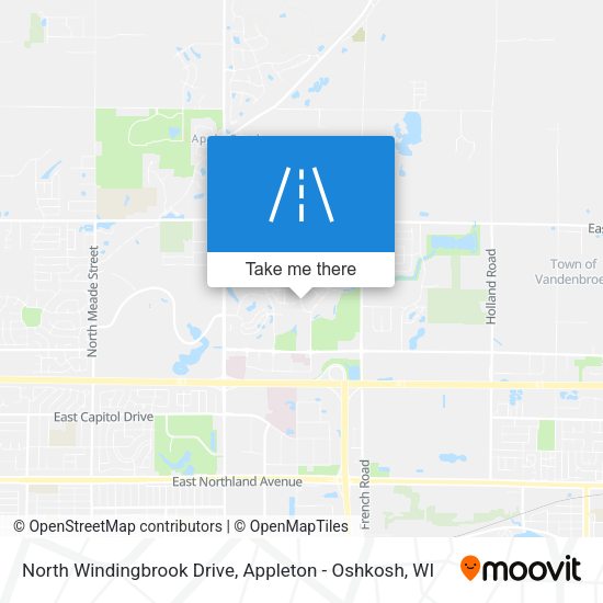 Mapa de North Windingbrook Drive