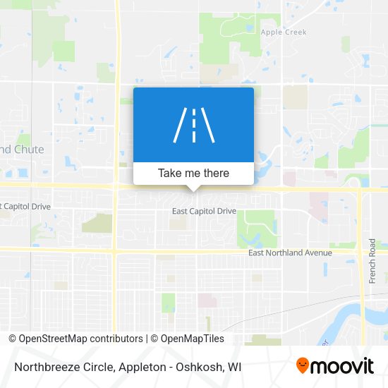 Northbreeze Circle map