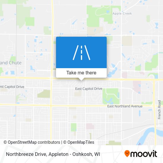 Mapa de Northbreeze Drive