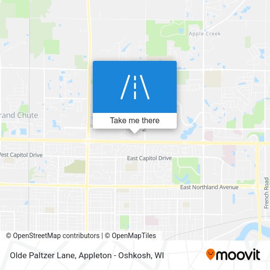Olde Paltzer Lane map