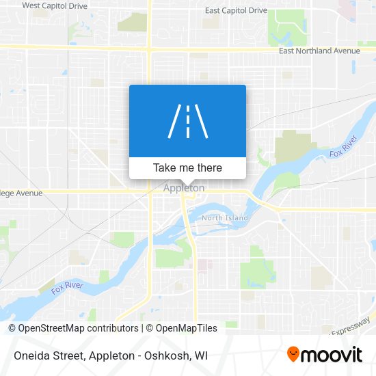 Mapa de Oneida Street