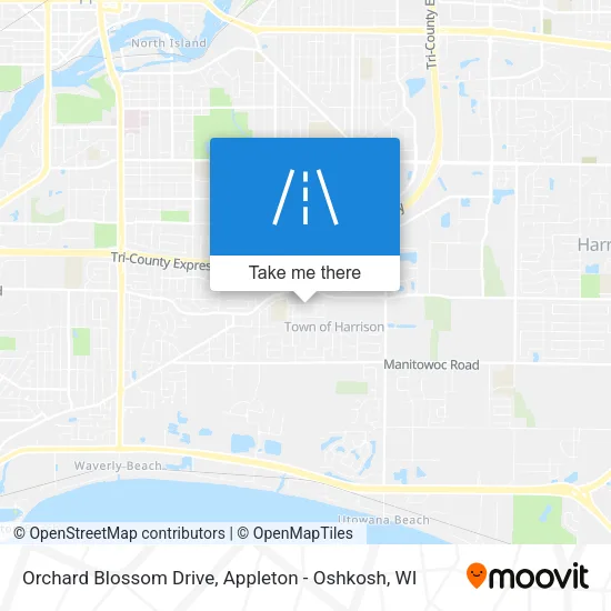 Orchard Blossom Drive map