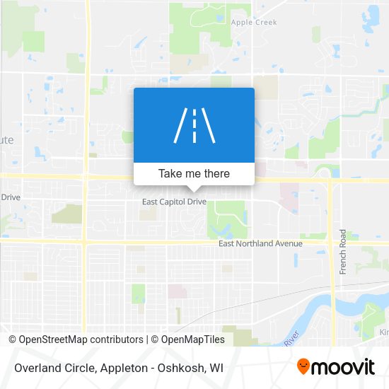 Overland Circle map