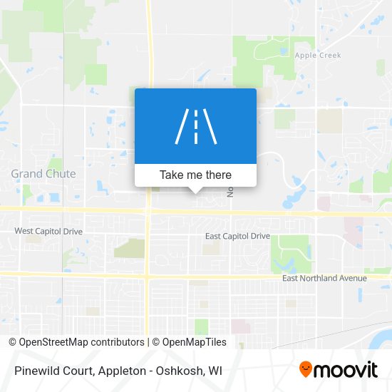 Pinewild Court map