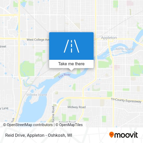Mapa de Reid Drive