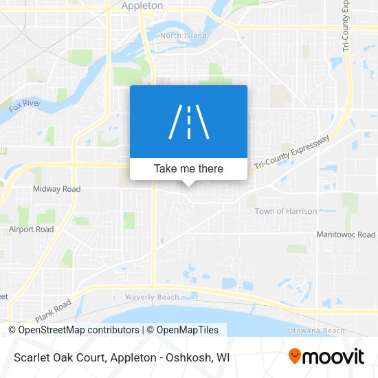 Scarlet Oak Court map