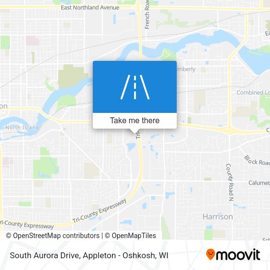 Mapa de South Aurora Drive