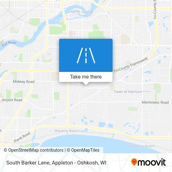 South Barker Lane map