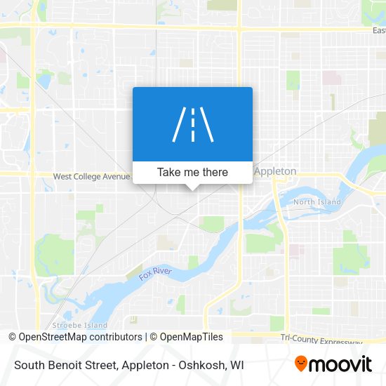 South Benoit Street map