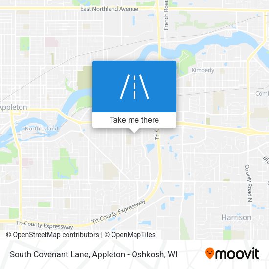 Mapa de South Covenant Lane