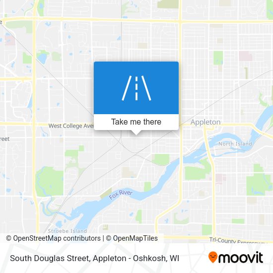 Mapa de South Douglas Street
