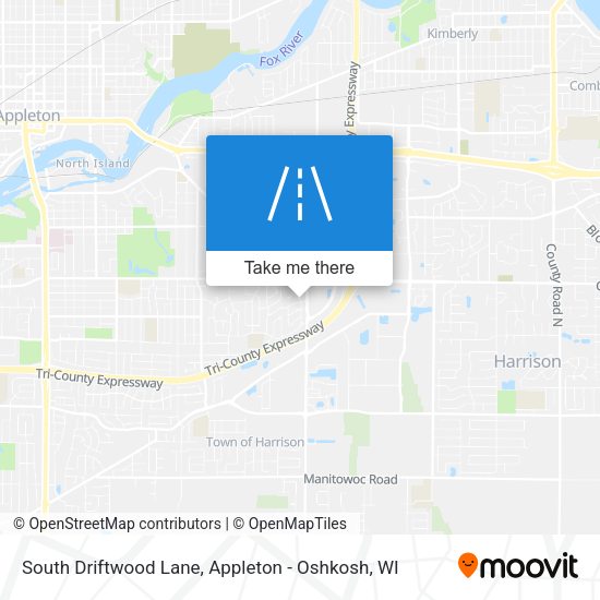 Mapa de South Driftwood Lane
