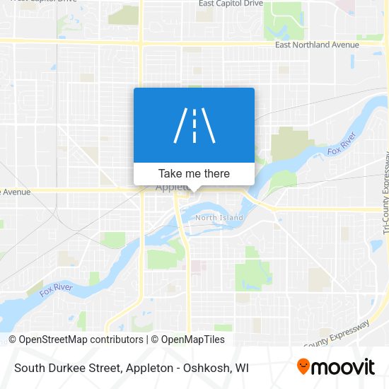 Mapa de South Durkee Street