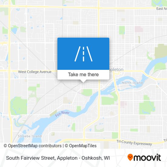 Mapa de South Fairview Street