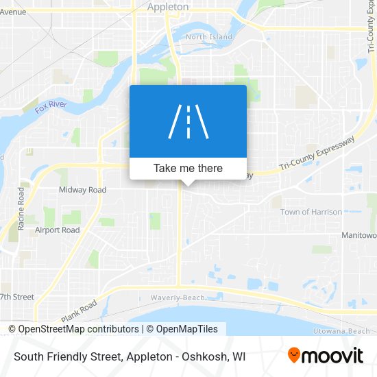 South Friendly Street map