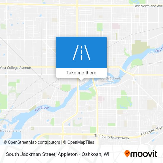 Mapa de South Jackman Street