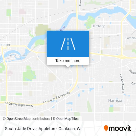South Jade Drive map