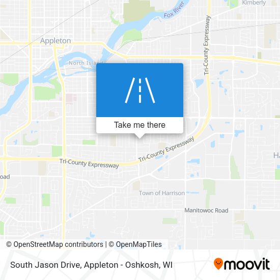 South Jason Drive map