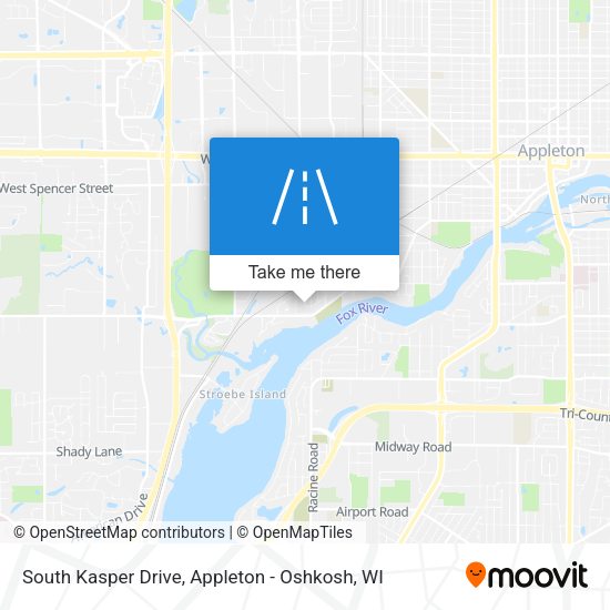 South Kasper Drive map