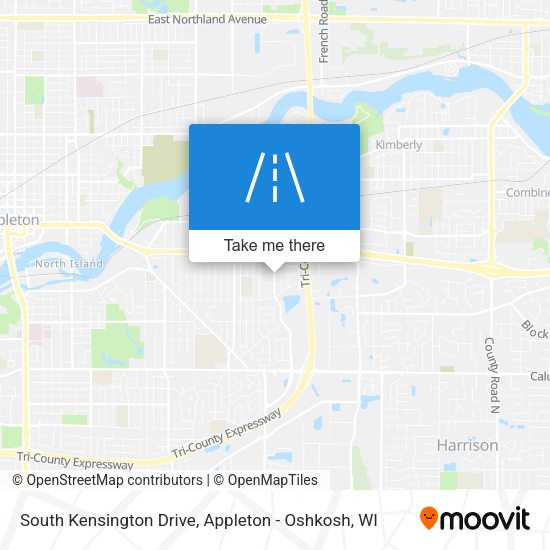 South Kensington Drive map